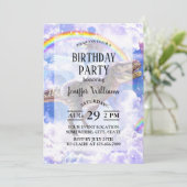 レインボー恐竜ユニコーン 招待状 (スタンド正面)