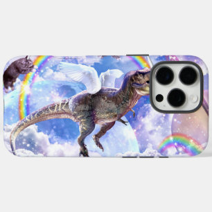 レインボー恐竜ユニコーン iPhone 16 PRO MAXケース