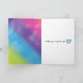 レインボー悔やみや弔慰ゴールデンレトリエバーロズオブペット カード (内部)