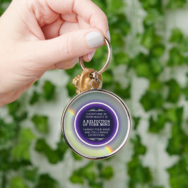 レインボー感動的 キーホルダー