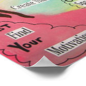 レインボー感動的 ポスター (角)