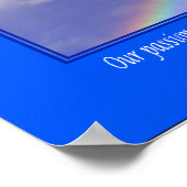 レインボー感動的 – 小ポスター ポスター (角)