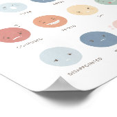 レインボー感覚感情クラスルーム ポスター (角)