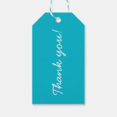 レインボー感謝していギフトラベル ギフトタグ (裏面)