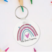 レインボー感謝していユー先生ギフト キーホルダー