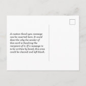 レインボー感謝していルック「Rainbow Look!」、Fireworksパタインスパイアーン ポストカード (裏面)