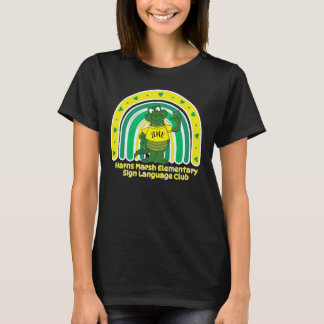 レインボー手話 Tシャツ