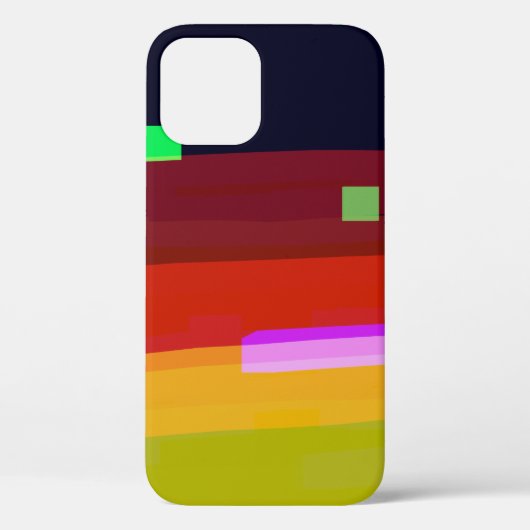 レインボー抽象芸術アート Case-Mate iPhoneケース (裏面)