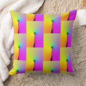 レインボー抽象芸術フラワーリピート装飾用クッション クッション (ブランケット)