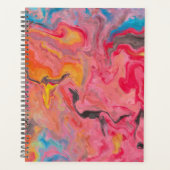 レインボー抽象芸術滝 プランナー手帳 (正面)