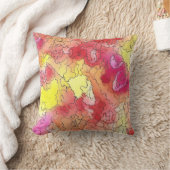 レインボー抽象芸術 クッション (ブランケット)