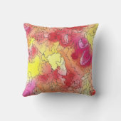 レインボー抽象芸術 クッション (裏面)