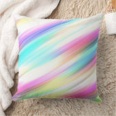 レインボー抽象芸術 クッション (ブランケット)