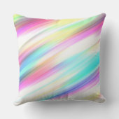 レインボー抽象芸術 クッション (裏面)