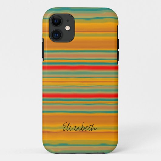 レインボー抽象芸術 Case-Mate iPhoneケース (裏面)