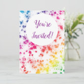 レインボー招待状 招待状 (スタンド正面)