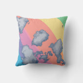 レインボー描 クッション (裏面)