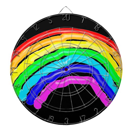 レインボー描 ダーツボード (正面)