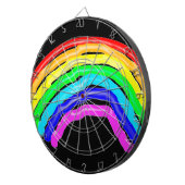 レインボー描 ダーツボード (正面右)