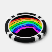 レインボー描 ポーカーチップ (シングル)