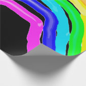 レインボー描 ラッピングペーパー (角)