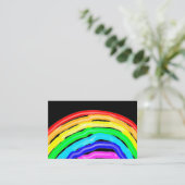 レインボー描 名刺 (スタンド正面)