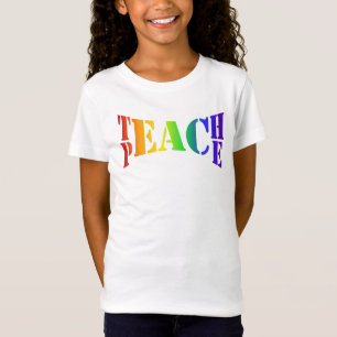 レインボー教えピースガールズ Tシャツ