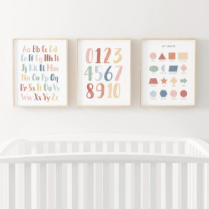 レインボー教育教室デコールセット3