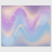 レインボー数々のウォーターのカラー ラッピングペーパー (フラット)