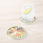 レインボー数々のカラーのキャロツコースター コースター (側面)