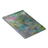 レインボー数々のカラーのクリスタルロックマーブルジャーナル ノートブック (右側)