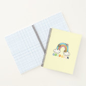 レインボー新学期ギフト先生ギフト1年生 ノートブック (内部)