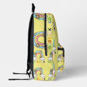 レインボー新学期ギフト先生ギフト1年生 プリントバックパック (左)