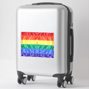 レインボー旗ゲイプライドLGBTQ LGBTの愛は愛である シール