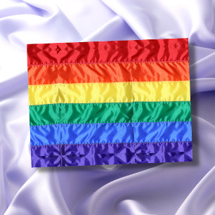 レインボー旗ゲイプライドLGBTQ LGBTの愛は愛である ポストカード