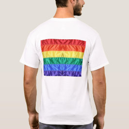 レインボー旗ゲイプライドLGBTQ LGBTの愛は愛である Tシャツ