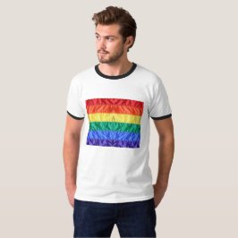 レインボー旗ゲイプライドLGBTQ LGBTの愛は愛である Tシャツ