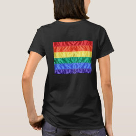 レインボー旗ゲイプライドLGBTQ LGBTの愛は愛である Tシャツ