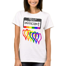 レインボー旗ハート結婚の正式名称バッジ