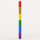 レインボー旗名前をカスタムするの電話ケース Case-Mate iPhoneケース (裏面/右)