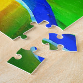 レインボー日が差すこと風景 ジグソーパズル (側面)