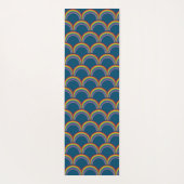 レインボー日本のファン ヨガマット (裏面)