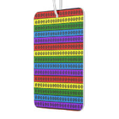 レインボー星形五角形 カーエアーフレッシュナー (左)