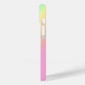 レインボー春パステルズイングラデーショストライプン Case-Mate iPhoneケース (裏面 / 左)