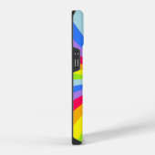 レインボー柄 マルチカラー iPhoneケース (右側面)