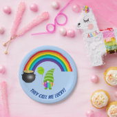 レインボー格言ポットの金ゴールドSt patricks day ペーパープレート (パーティー)