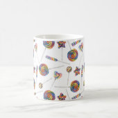 レインボー棒つきキャンデーコーヒーマグ コーヒーマグカップ (中央)