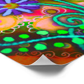 レインボー気にカラー「is」クール先生学校 ポスター (角)