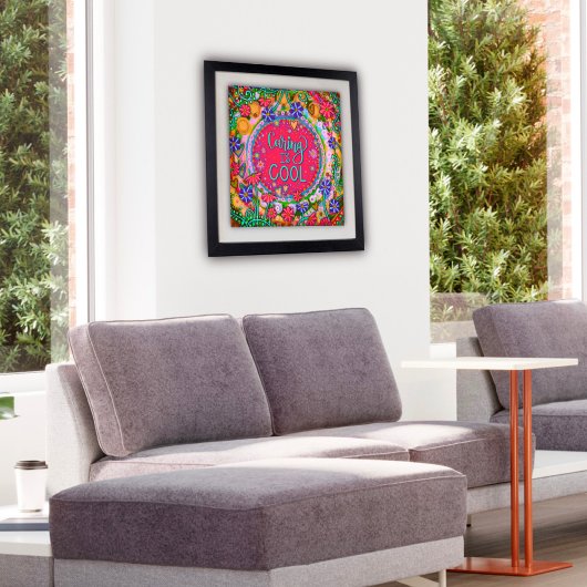 レインボー気にカラー「is」クール先生学校 ポスター