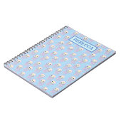 レインボー水彩クラゲ オーダーメイド ノートブック (左側)